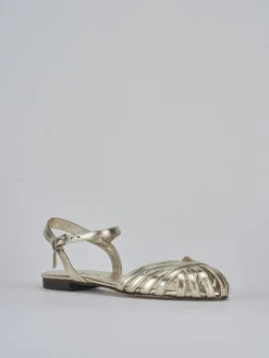 Sale Sandalo tacco 1 cm laminato Donna Sandali Tacco Basso