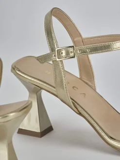 Outlet Sandalo tacco 7 cm pelle Donna Sandali Tacco Alto