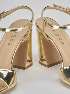 Sale Sandalo tacco 7 cm pelle Donna Sandali Tacco Alto