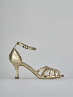 Clearance Sandalo tacco 7 cm pelle Donna Sandali Tacco Alto