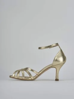 Clearance Sandalo tacco 7 cm pelle Donna Sandali Tacco Alto