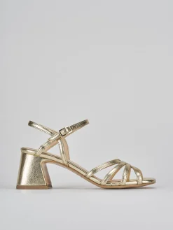 Discount Sandalo tacco 6 cm pelle Donna Sandali Tacco Alto