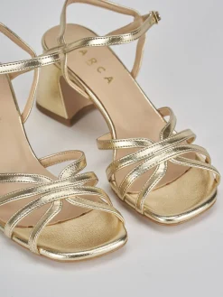 Discount Sandalo tacco 6 cm pelle Donna Sandali Tacco Alto