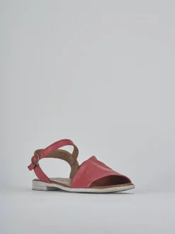 Sandalo tacco 1 cm pelle Donna Sandali Tacco Basso