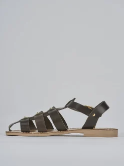 Best Sandalo tacco 1 cm testa pelle Donna Sandali Tacco Basso