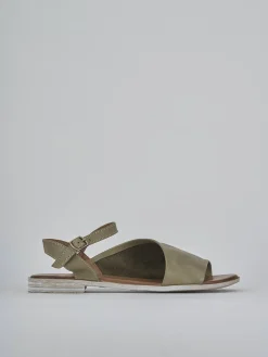 Hot Sandalo tacco 1 cm pelle Donna Sandali Tacco Basso