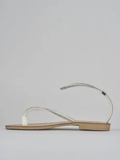 Best Sandalo tacco 1cm pelle Donna Sandali Tacco Basso