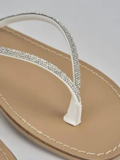 Best Sandalo tacco 1cm pelle Donna Sandali Tacco Basso