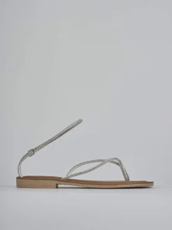 Best Sandalo tacco 1cm pelle Donna Sandali Tacco Basso