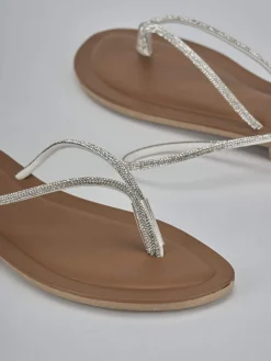 Best Sandalo tacco 1cm pelle Donna Sandali Tacco Basso