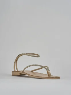 Hot Sandalo tacco 1cm pelle Donna Sandali Tacco Basso