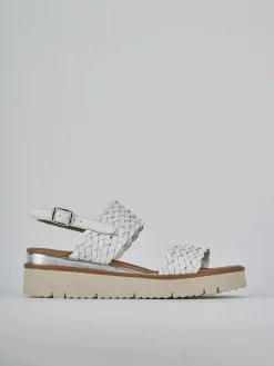 Outlet Sandalo zeppa 3 cm pelle Donna Sandali Zeppa