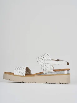 Outlet Sandalo zeppa 3 cm pelle Donna Sandali Zeppa