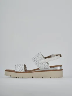 Outlet Sandalo zeppa 3 cm pelle Donna Sandali Zeppa