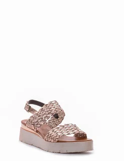 Sale sandalo zeppa 3 cm Donna Sandali Zeppa