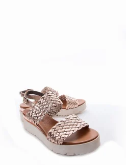 Sale sandalo zeppa 3 cm Donna Sandali Zeppa