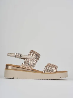 Best Sandalo zeppa 3 cm pelle Donna Sandali Zeppa