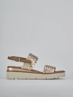 Best Sandalo zeppa 3 cm pelle Donna Sandali Zeppa