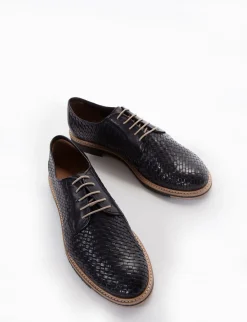 Discount scarpa lacci tacco 2 cm Uomo Stringate