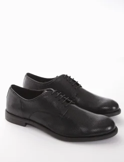 Hot scarpa lacci tacco 2 cm Uomo Stringate