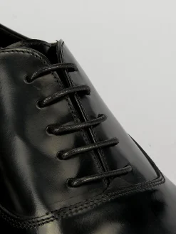 Clearance Scarpa lacci tacco 2 cm pelle Uomo Stringate