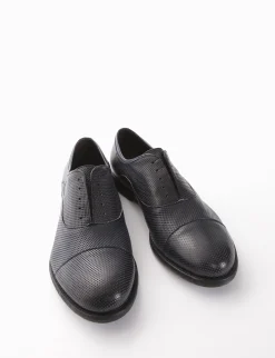 Outlet scarpa no lace tacco 2 cm Uomo Stringate