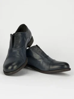 Hot Scarpa no lace tacco 2 cm pelle Uomo Stringate