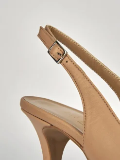 New Slingback decoltè tacco 7 cm pelle Donna Slingback