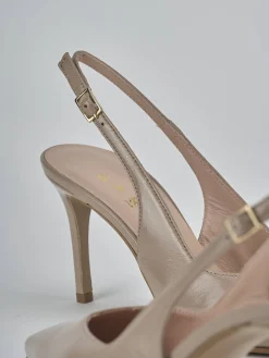 Best Slingback decolte tacco 7 cm vernice Donna Slingback