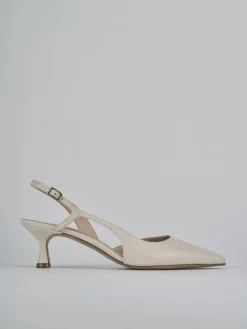 Online Slingback decolte tacco 5 cm pelle Donna Slingback