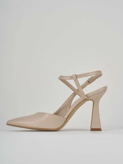 Online Slingback decolte' tacco 9 cm pelle Donna Slingback