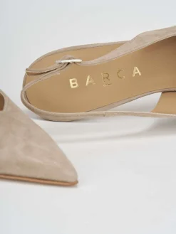 Online Slingback decolte tacco 7 cm camoscio Donna Slingback