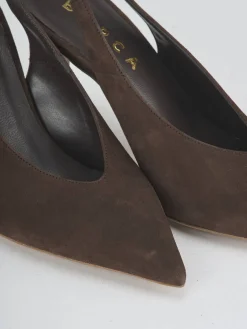 Best Slingback tacco 9cm camoscio testa Donna Slingback