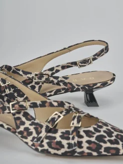 Online Slingback tacco 4cm cavallino Donna Slingback