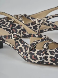 Online Slingback tacco 4cm cavallino Donna Slingback