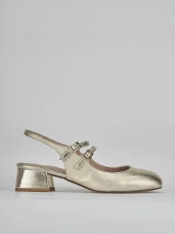 Sale Slingback tacco 4cm laminato Donna Slingback