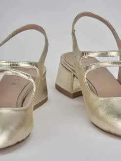 Sale Slingback tacco 4cm laminato Donna Slingback
