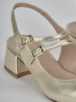 Sale Slingback tacco 4cm laminato Donna Slingback