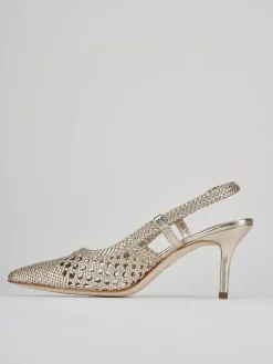 New Slingback tacco 7cm laminato Donna Slingback