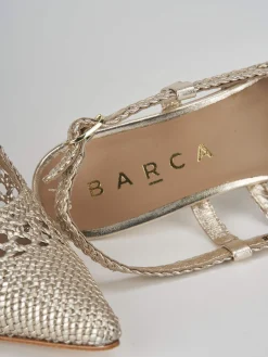 New Slingback tacco 7cm laminato Donna Slingback