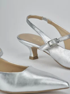 Hot Slingback tacco 4cm laminato Donna Slingback