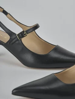 Slingback tacco 4cm pelle Donna Slingback