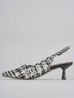 Discount Slingback tacco 6cm pelle Donna Slingback