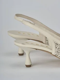 Hot Slingback tacco 5cm pelle Donna Slingback