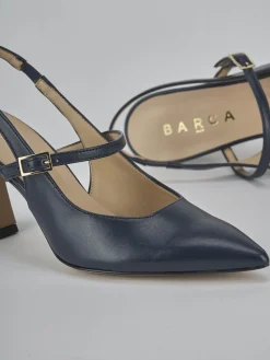 Hot Slingback tacco 7cm pelle Donna Slingback