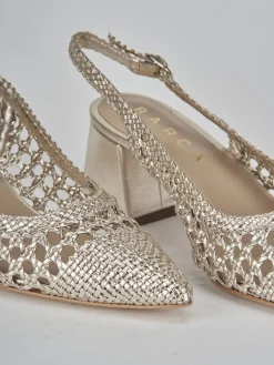 Outlet Slingback tacco 5cm pelle Donna Slingback