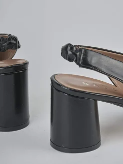 New Slingback tacco 8cm pelle Donna Slingback