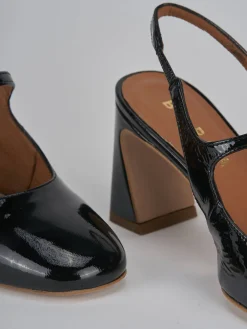 Slingback tacco 7cm pelle Donna Slingback