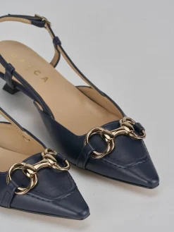 Hot Slingback tacco 3cm pelle Donna Slingback