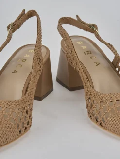 Sale Slingback tacco 5cm pelle Donna Slingback